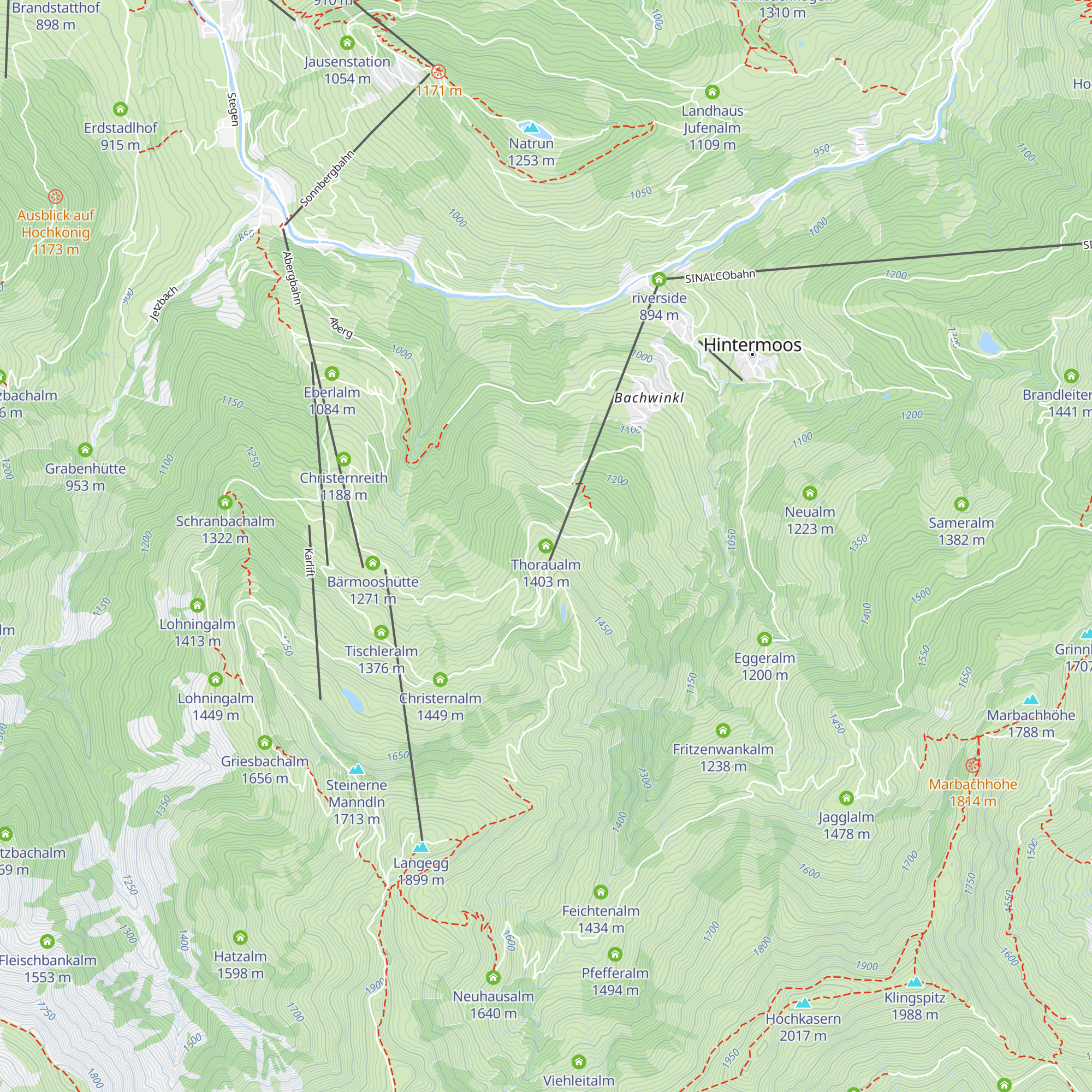 Thoraualm map