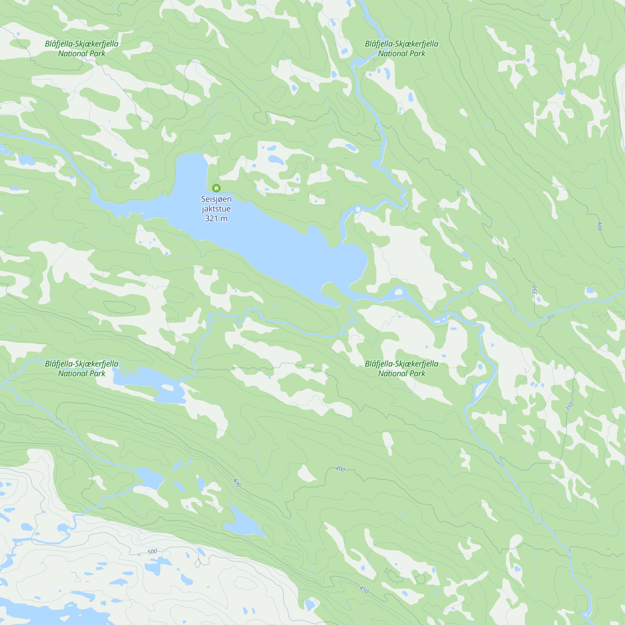 Seisjøen skogstue map
