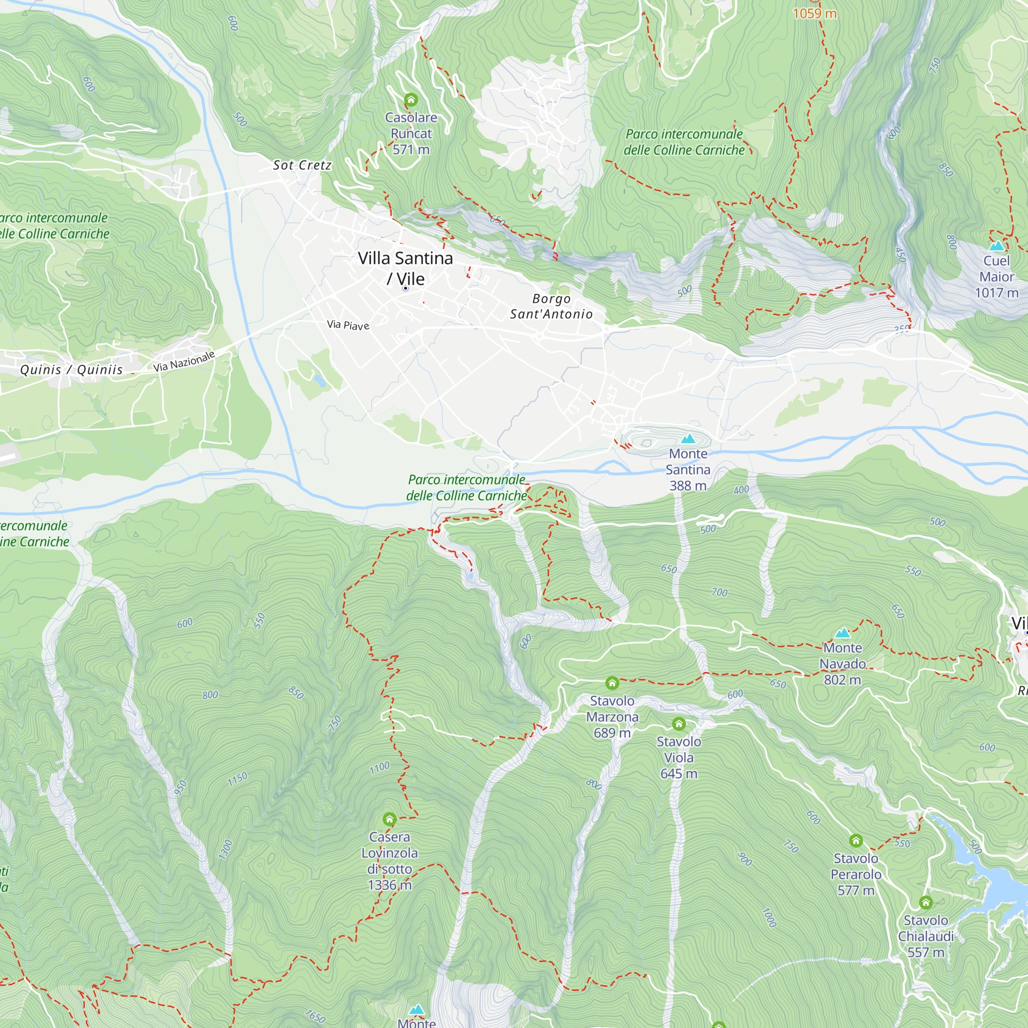 Stavolo Mazzolini map