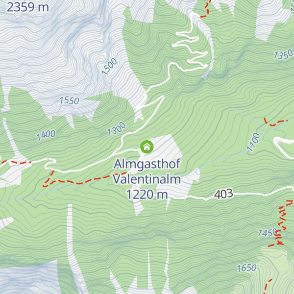 Map of Almgasthof Valentinalm
