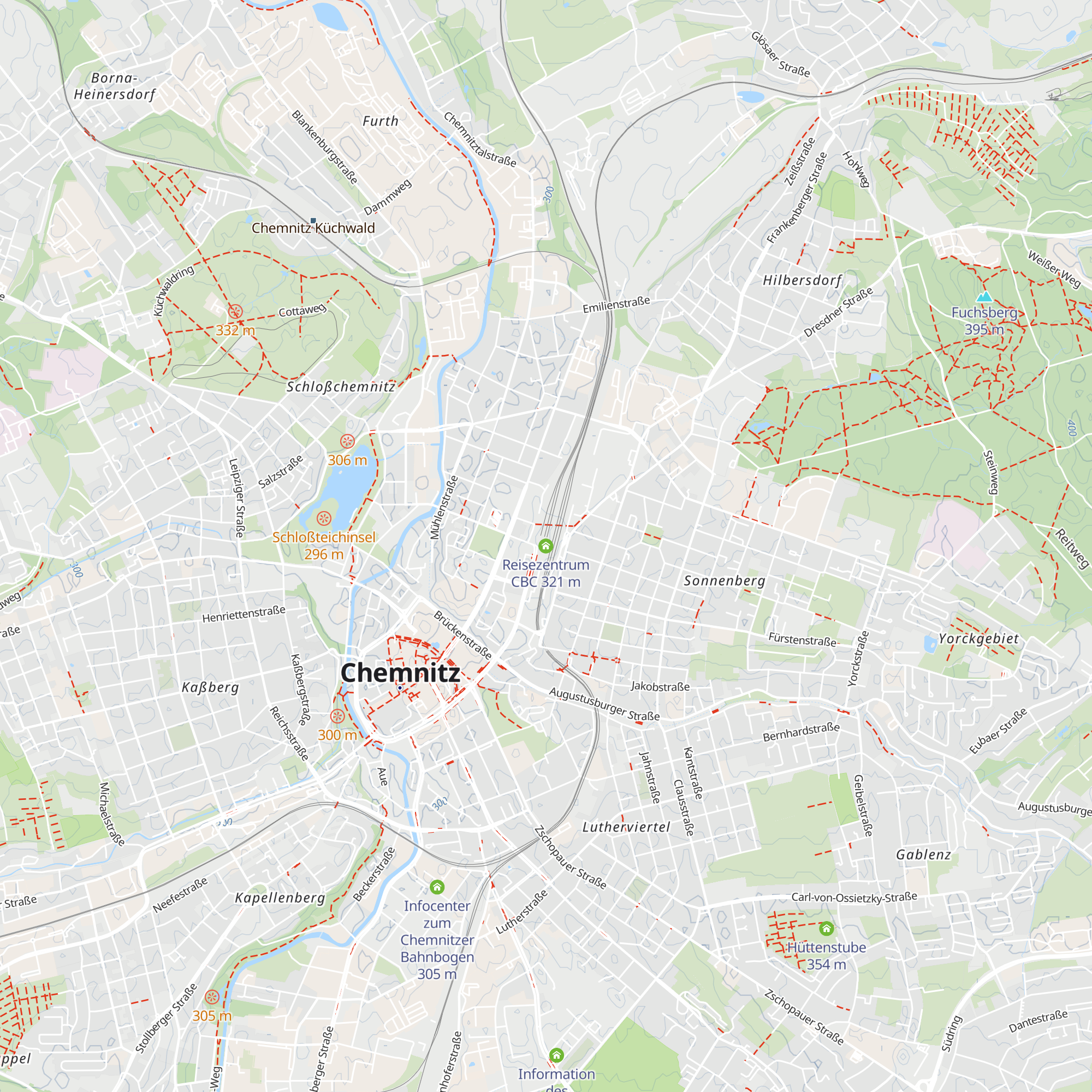 Reisezentrum CBC map