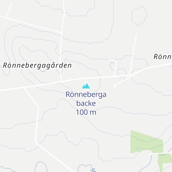 Map of Rönneberga backe