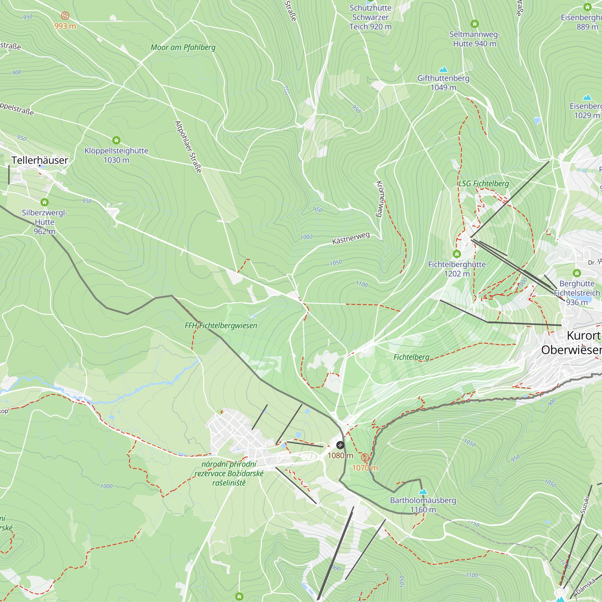 Bächelhütte map