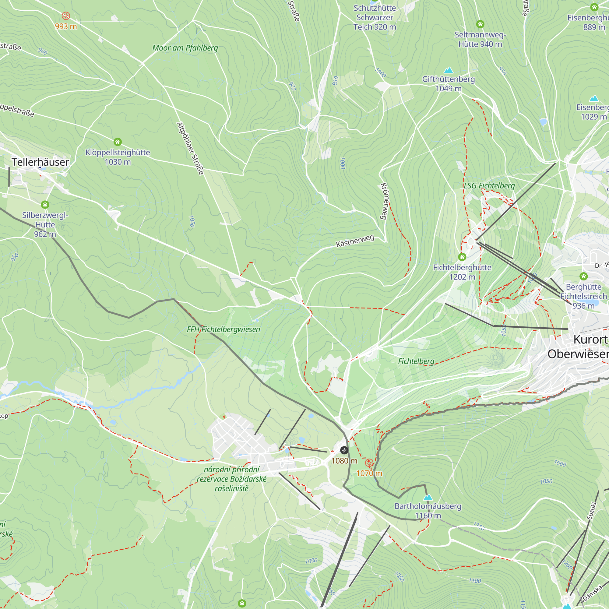 Bächelhütte map
