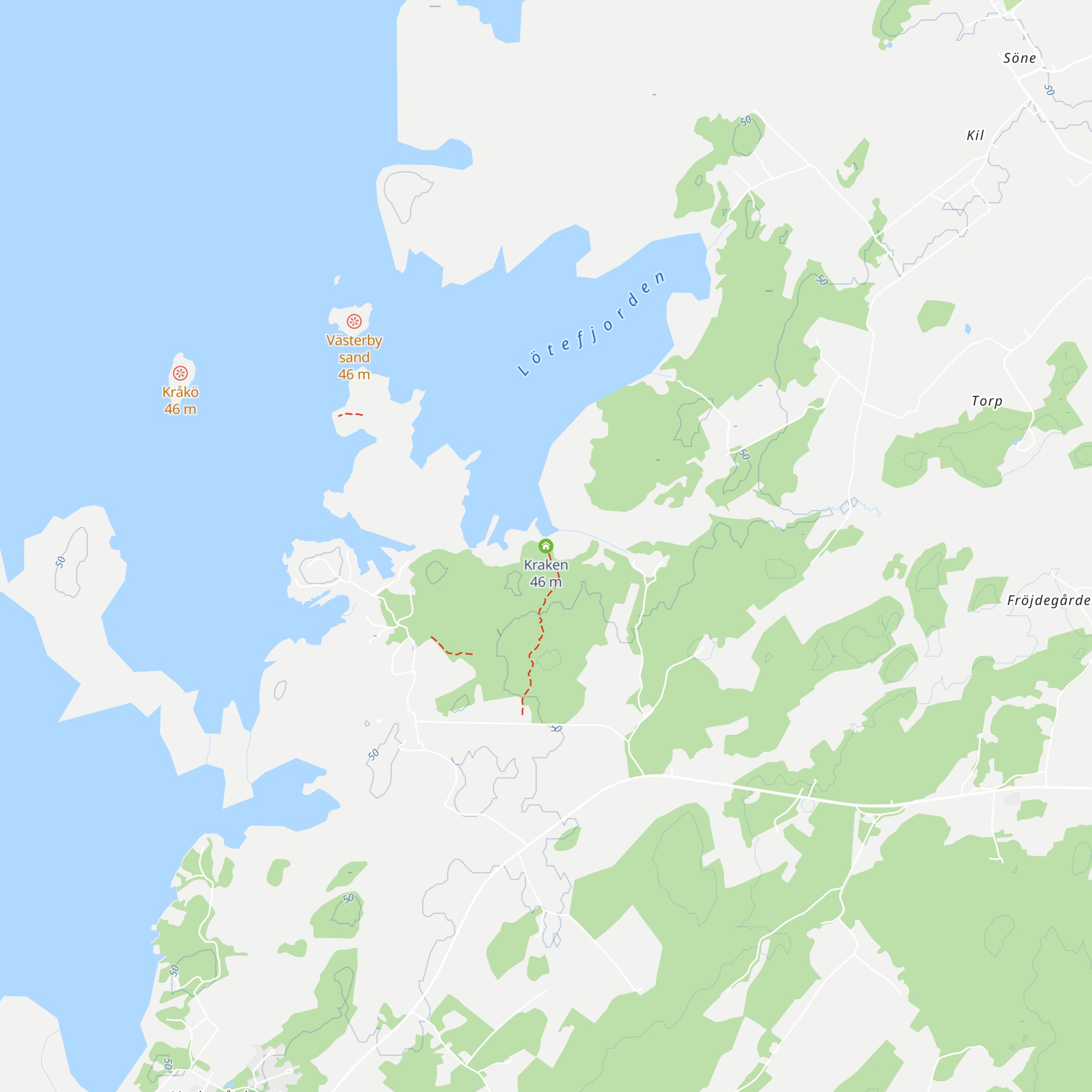 Kraken map