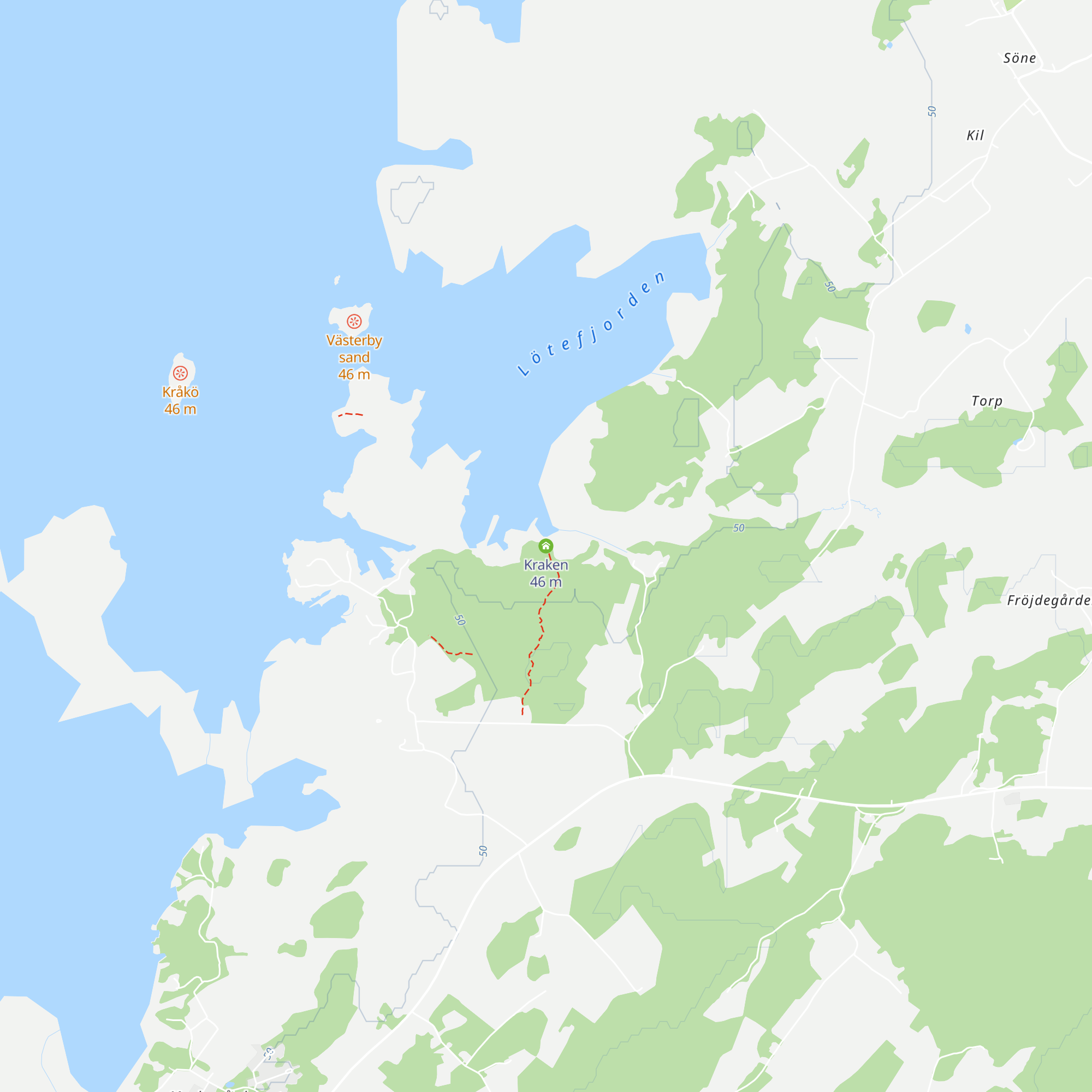 Kraken map