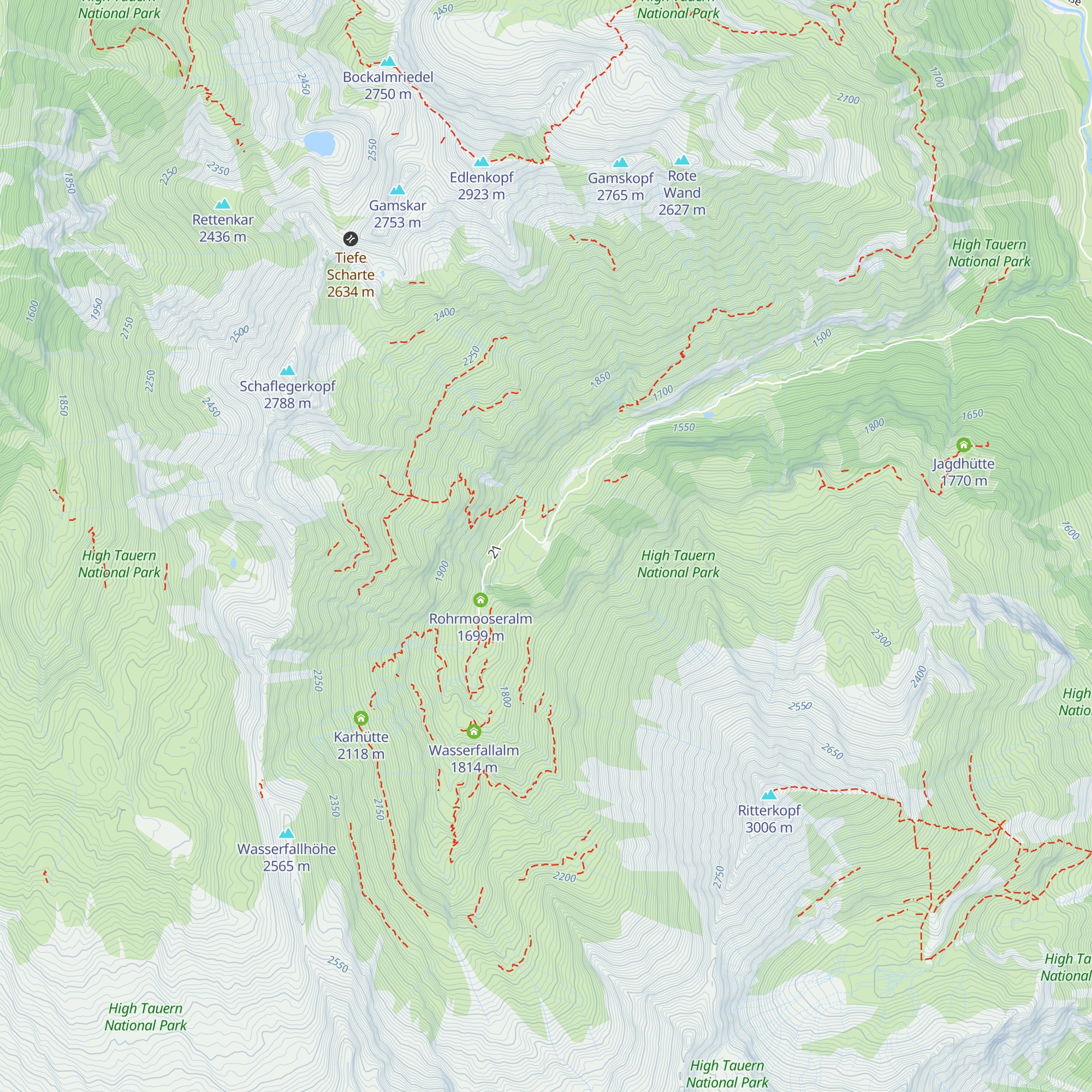 Bräualm map