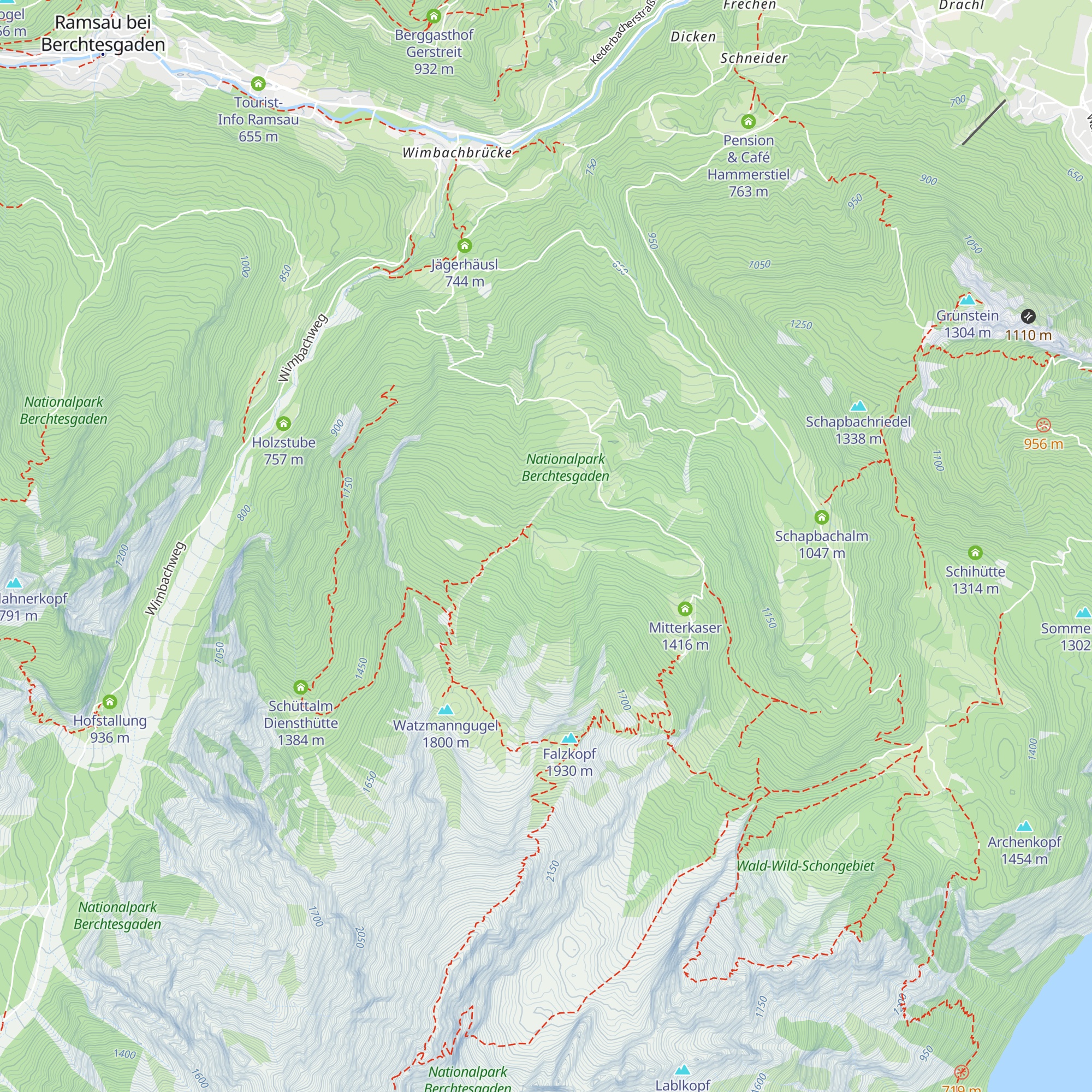Grubenalm map