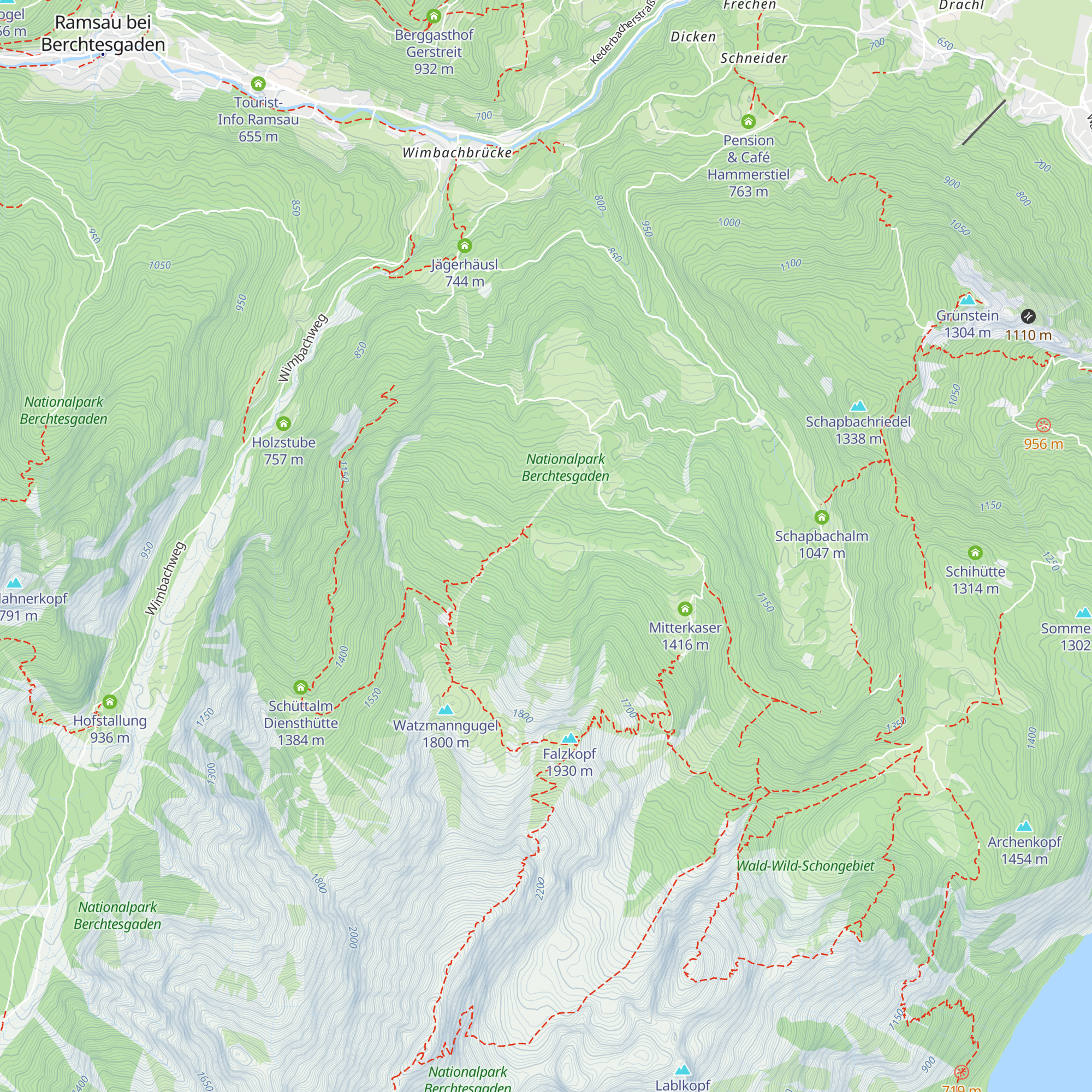 Grubenalm map
