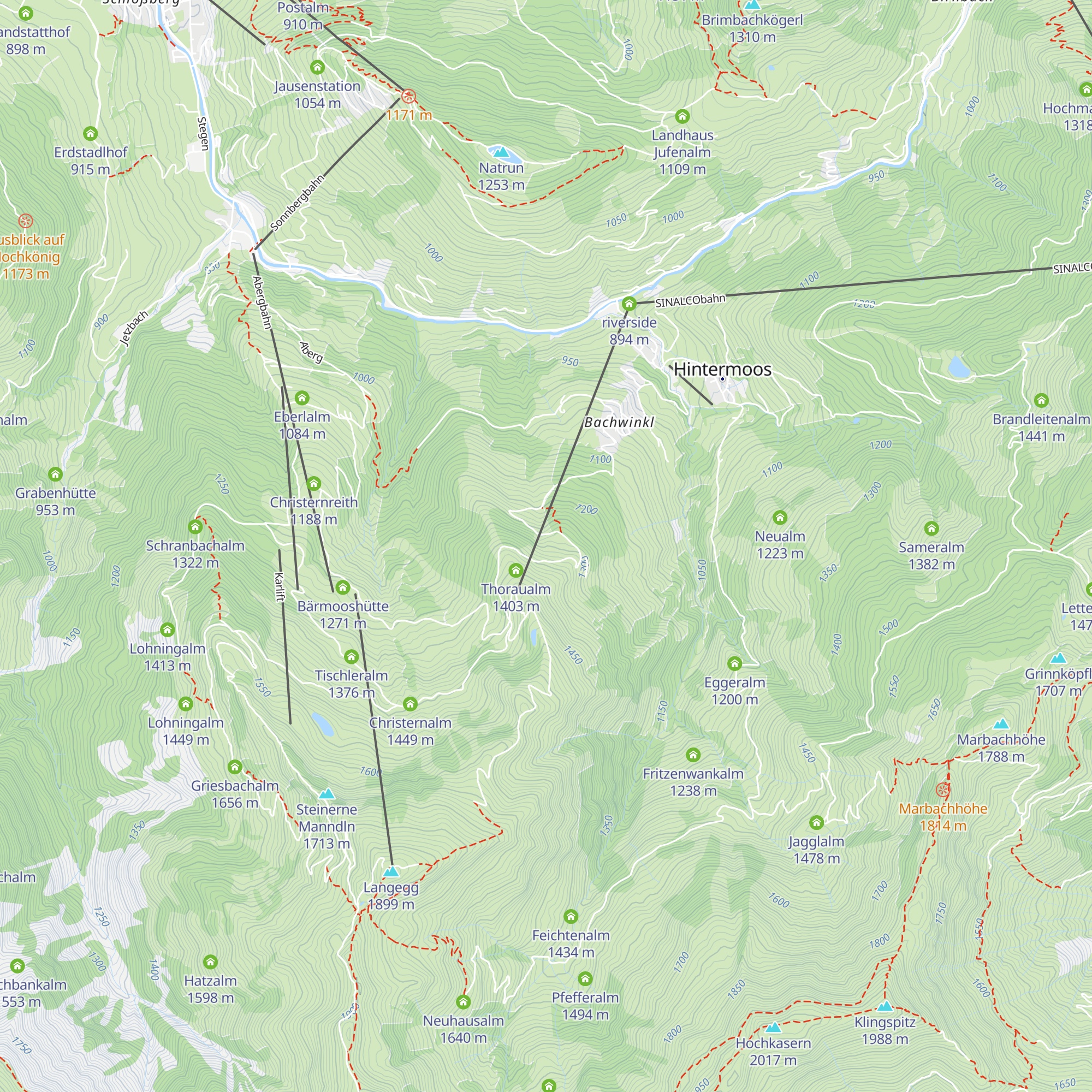 Melchamalm map
