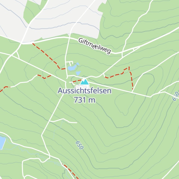 Map of Kleiner Brocken