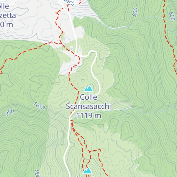 Map of Colle Scansasacchi
