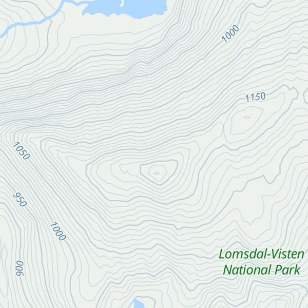 Map of Breivasstinden