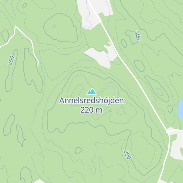 Map of Annelsredshöjden