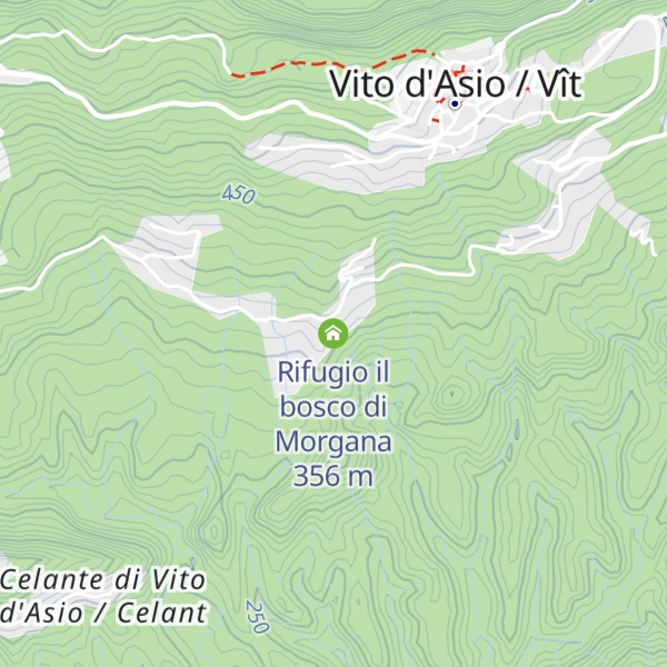 Map of Rifugio il bosco di Morgana