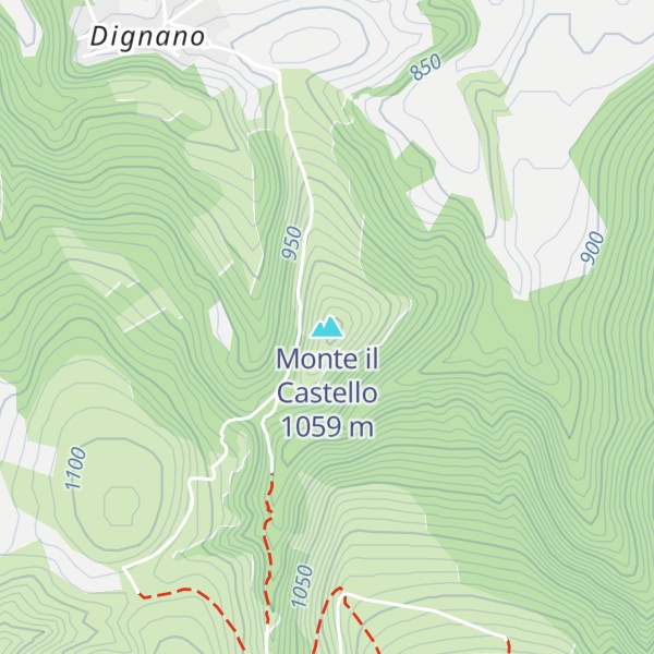 Map of Monte il Castello