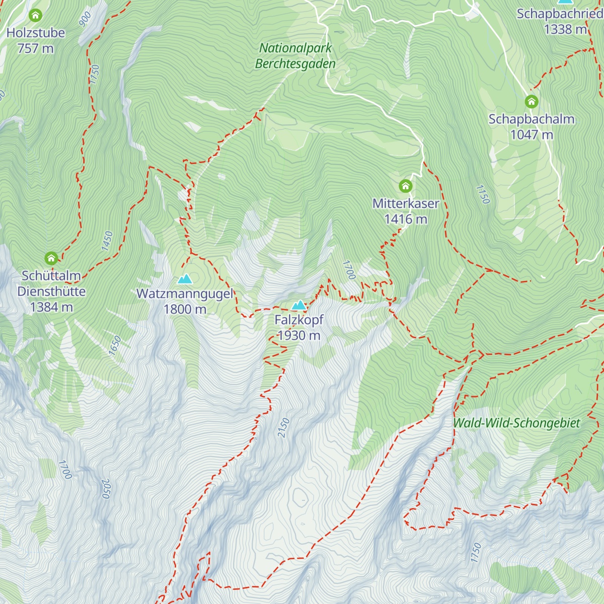 Watzmannhaus map