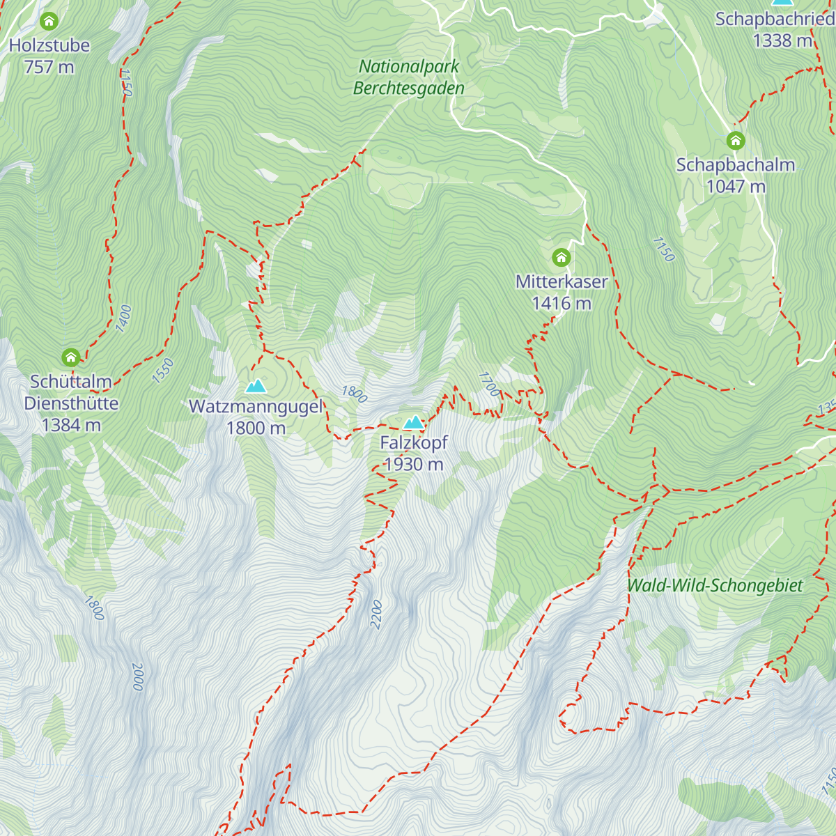 Watzmannhaus map