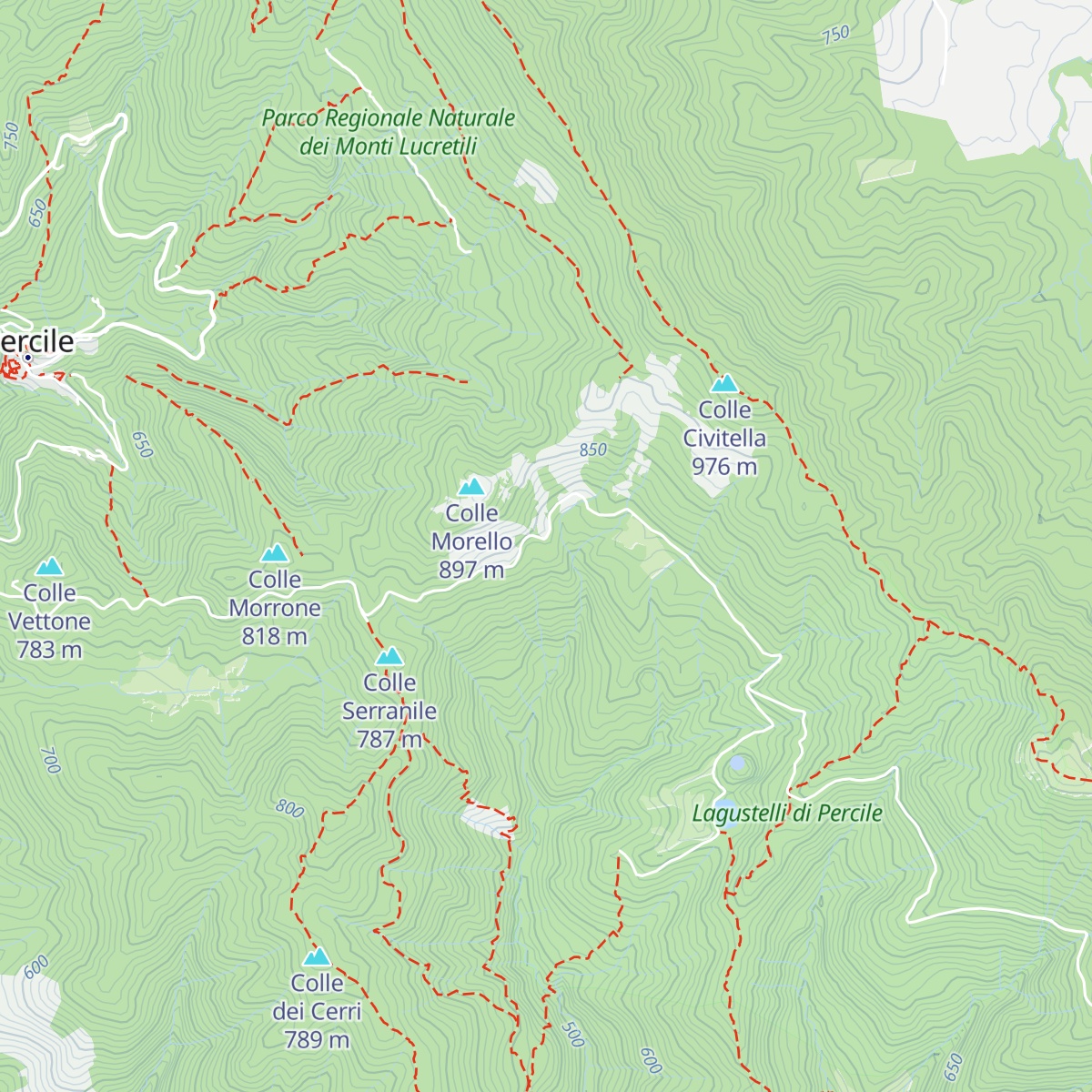 La Porcareccia map