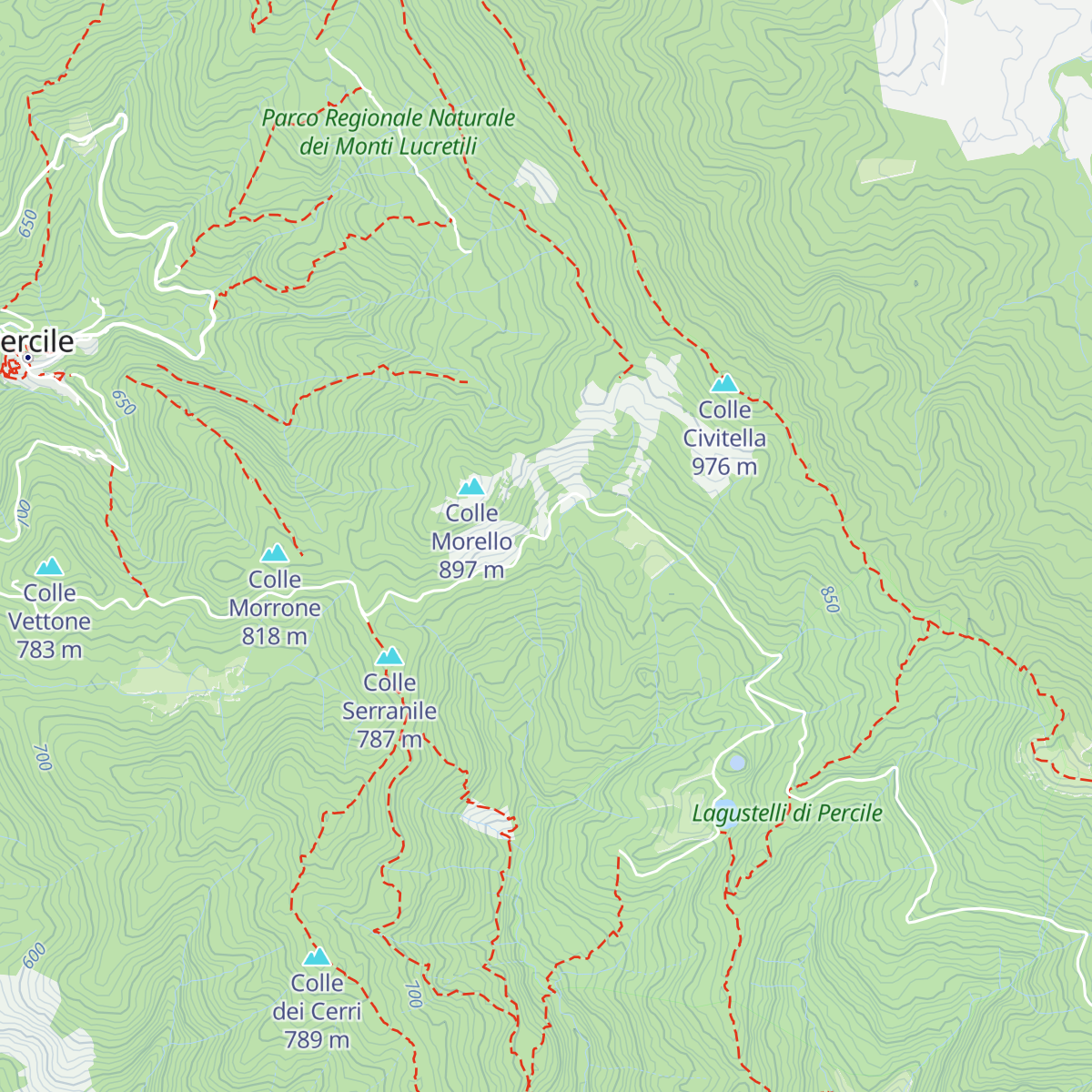 La Porcareccia map