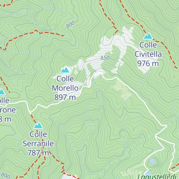 Map of La Porcareccia
