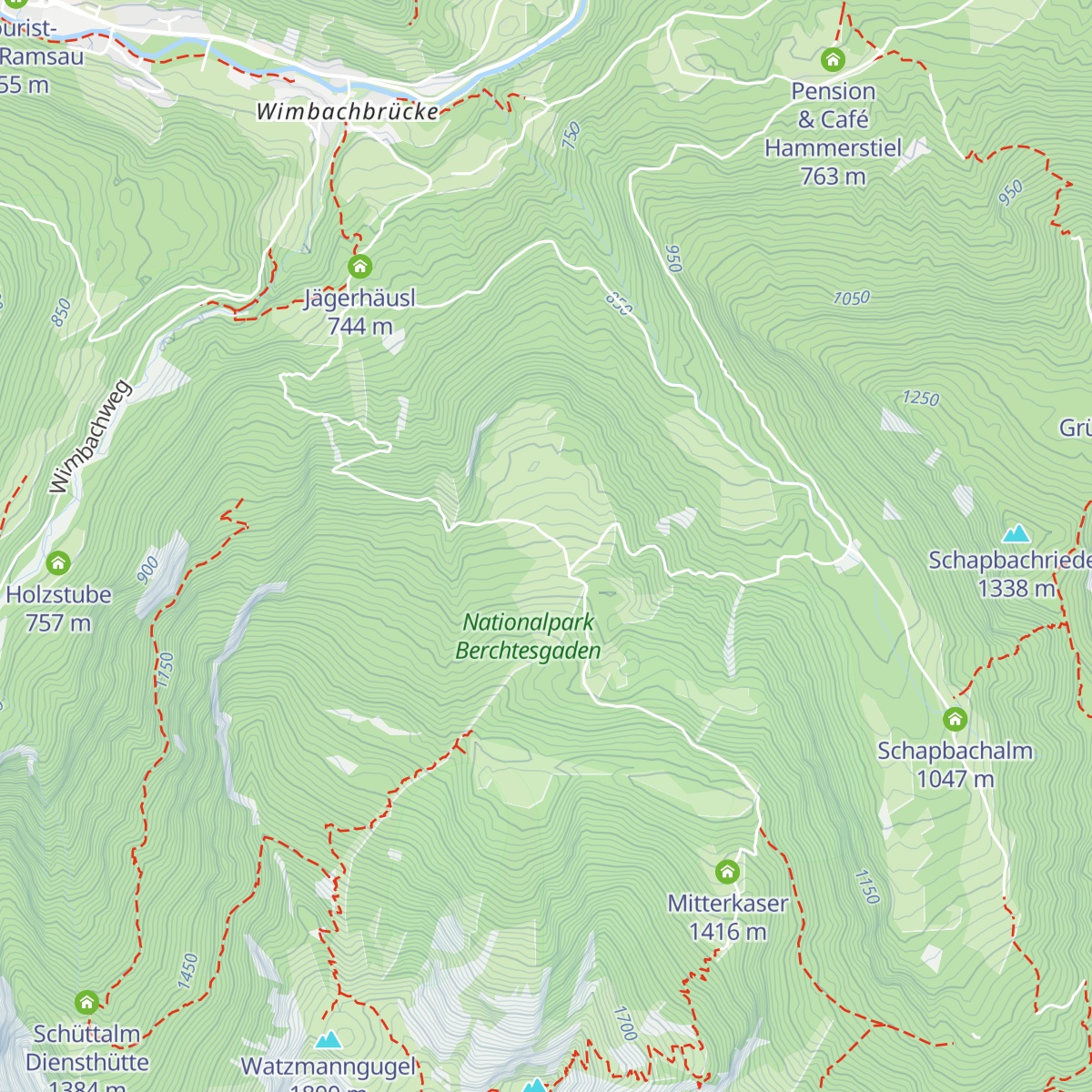 Diensthütte map