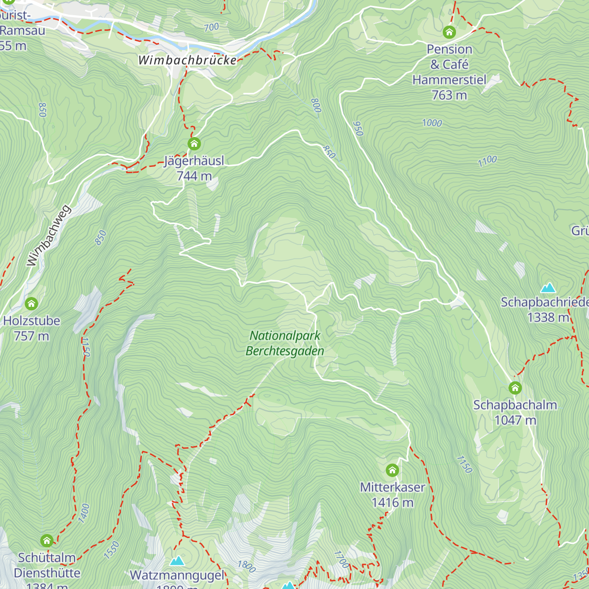 Diensthütte map