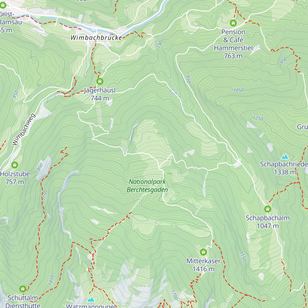 Stubenalm map