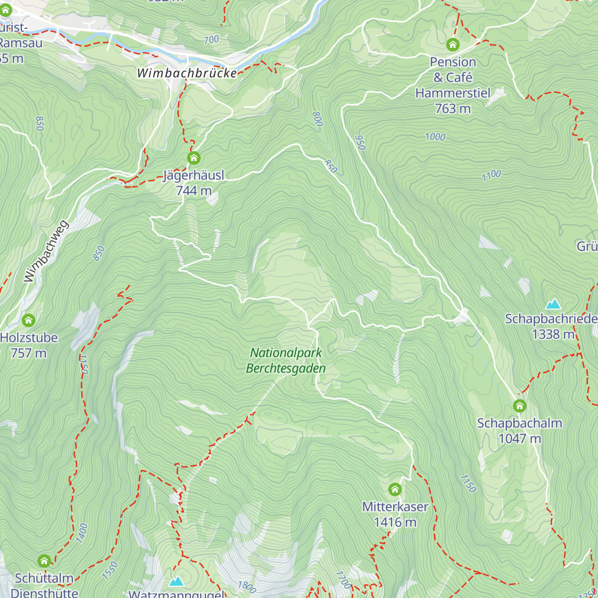 Stubenalm map