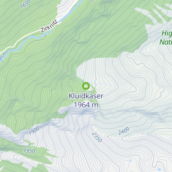Map of Kluidkaser