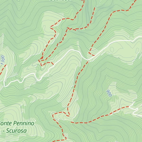 Map of Colle Carbonara
