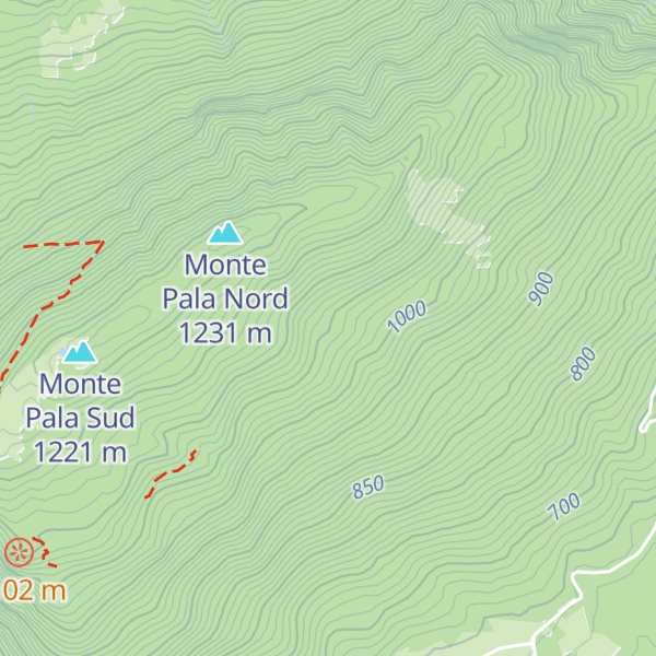 Map of Malga Cecon