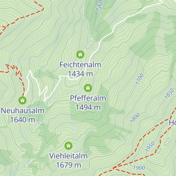 Map of Pfefferalm