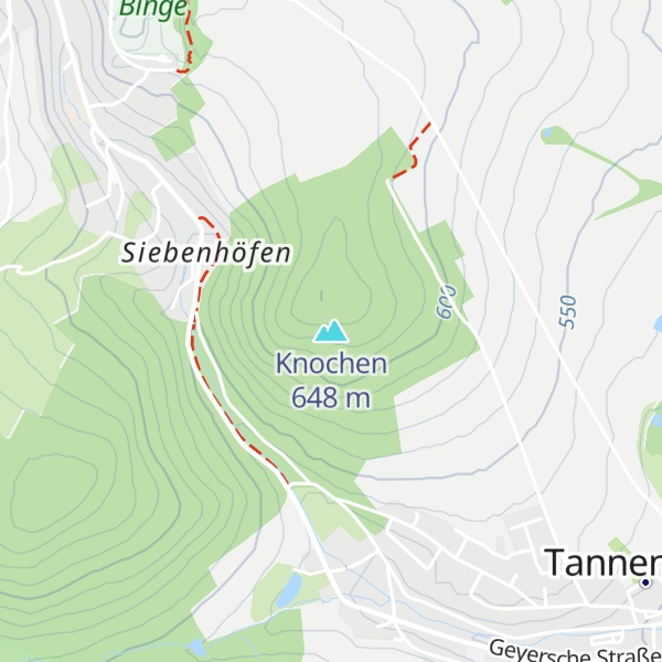 Map of Knochen