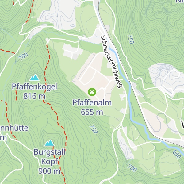 Map of Pfaffenalm