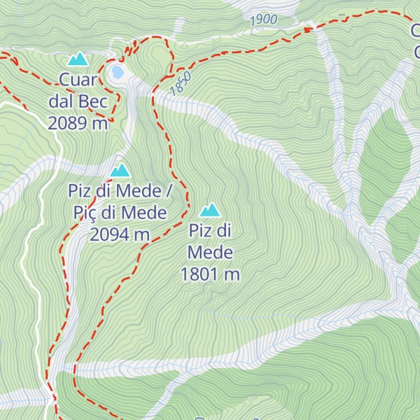 Map of Piz di Mede