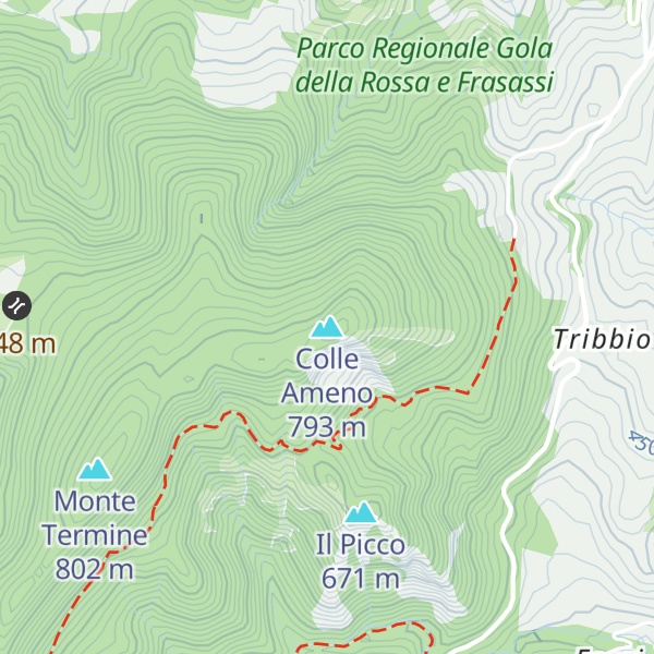 Map of Colle Ameno