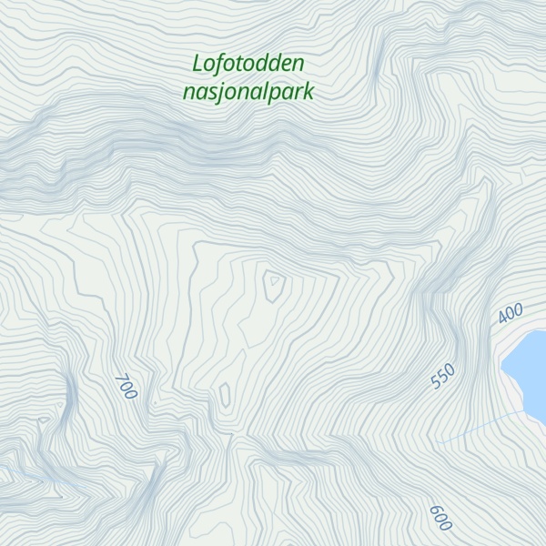 Map of Klokkaåttetinden