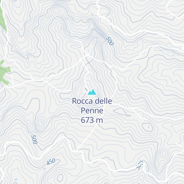 Map of Rocca delle Penne