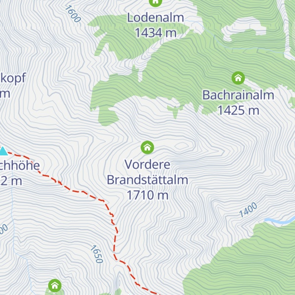 Map of Vordere Brandstättalm