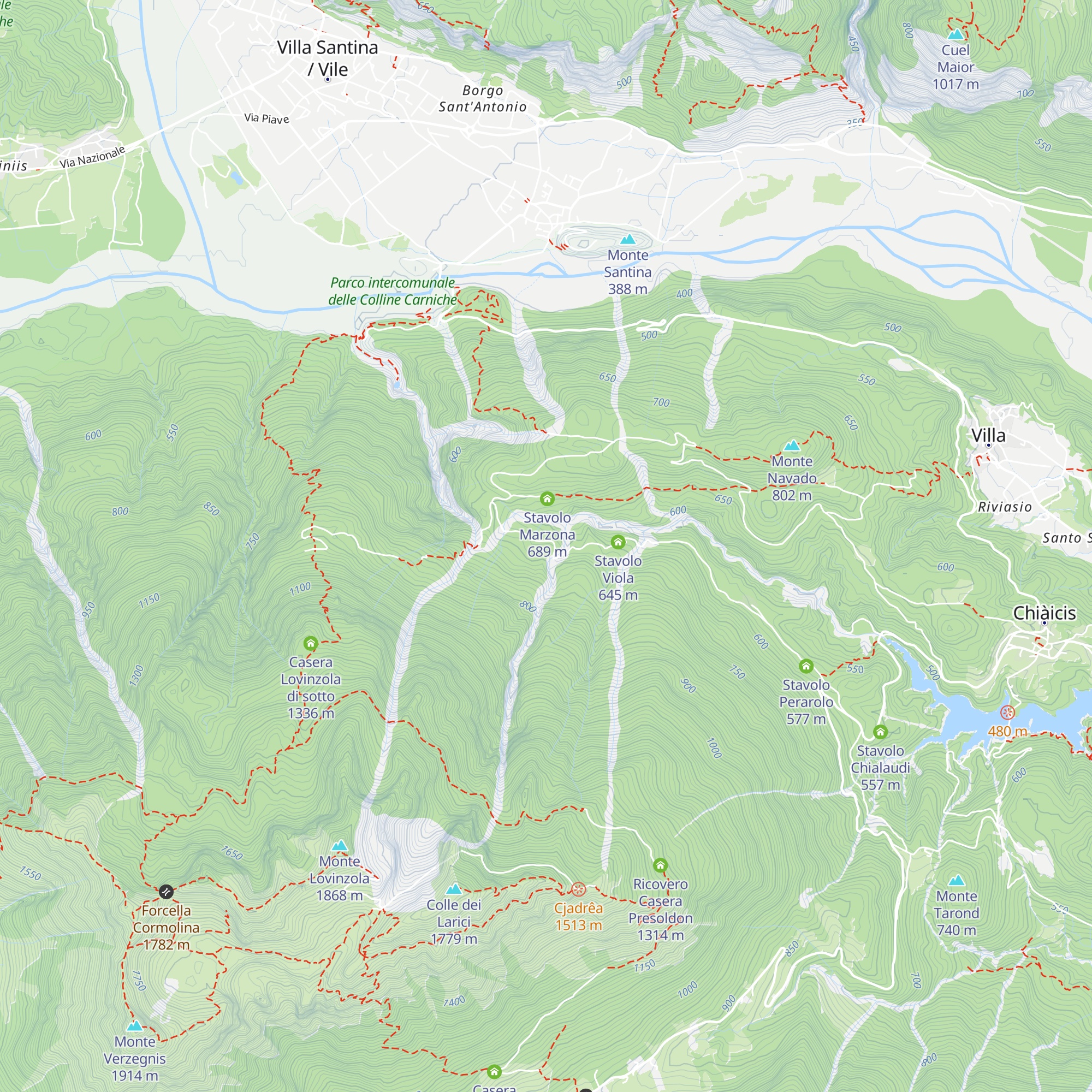 Stavolo Zuf map