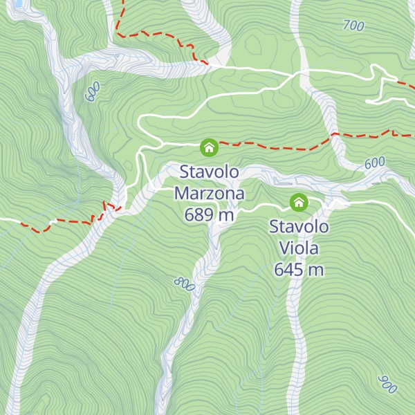 Map of Stavolo Zuf