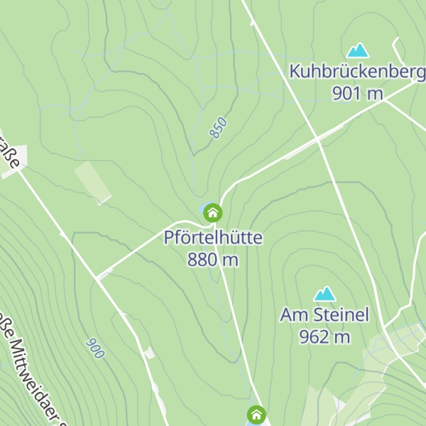 Map of Pförtelhütte