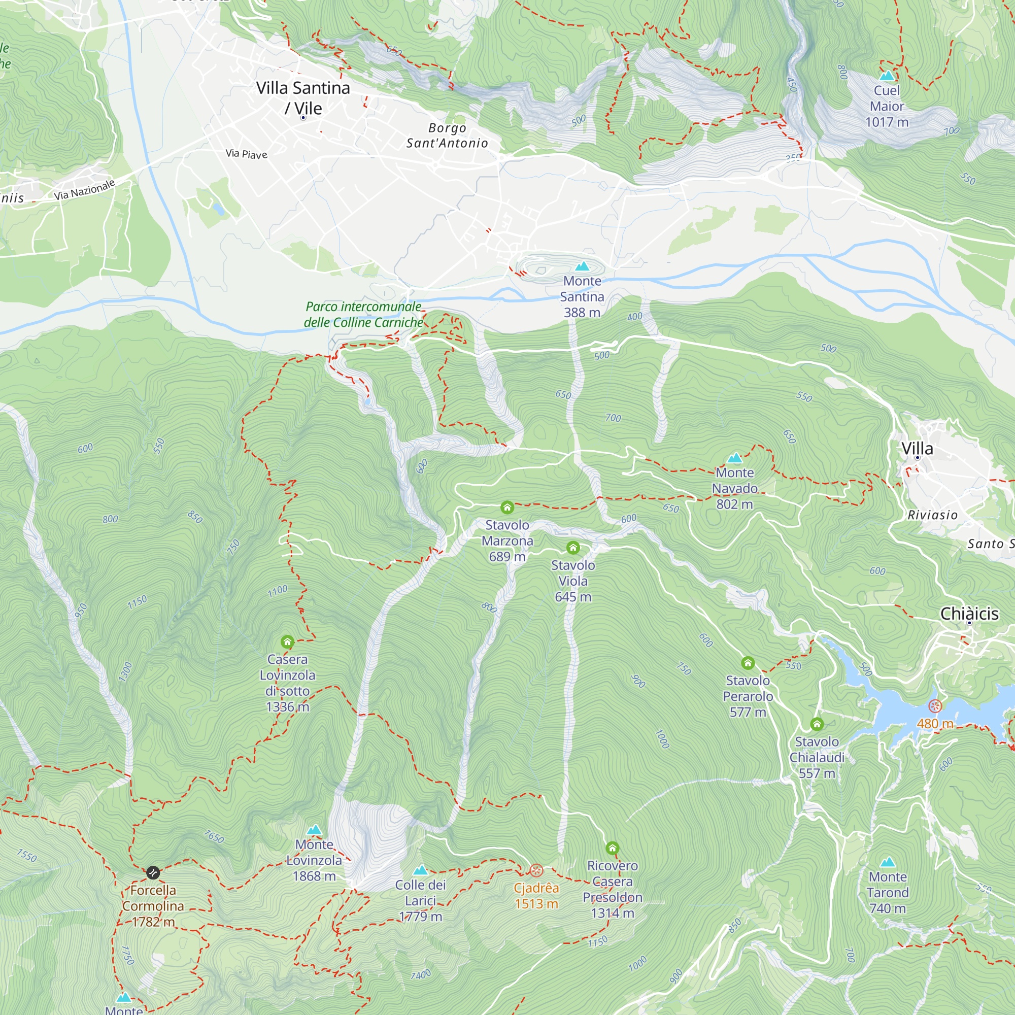 Stavolo Marzona map