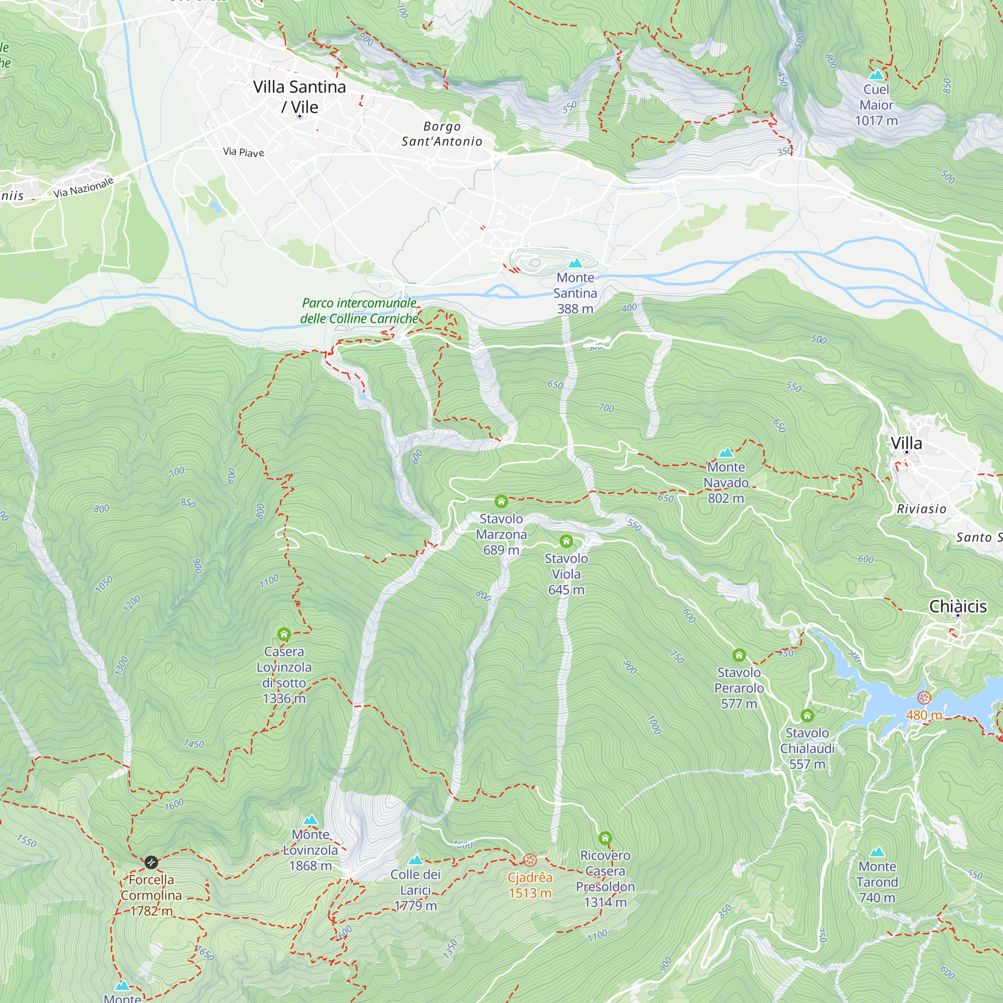 Stavolo Marzona map