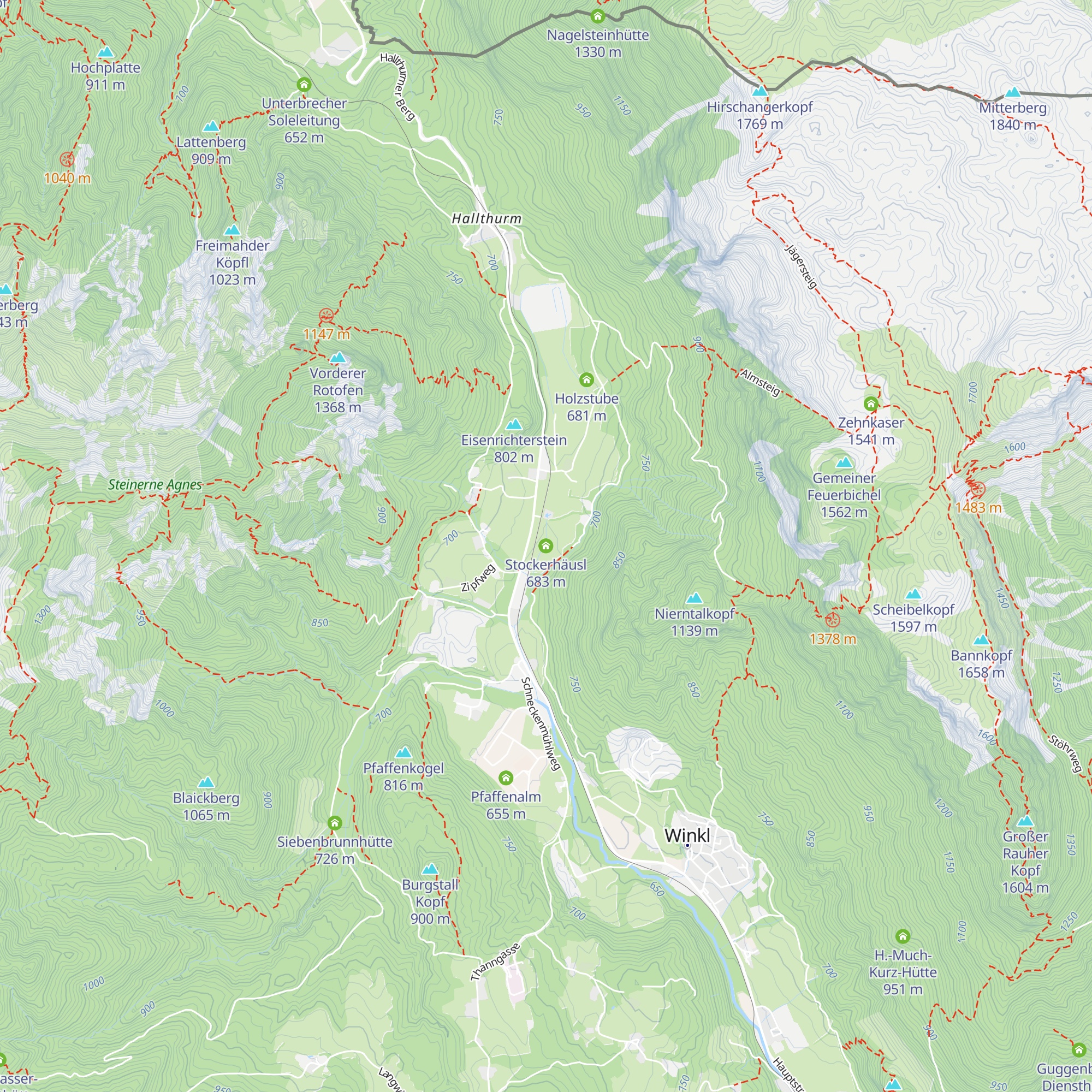 Stockerhäusl map