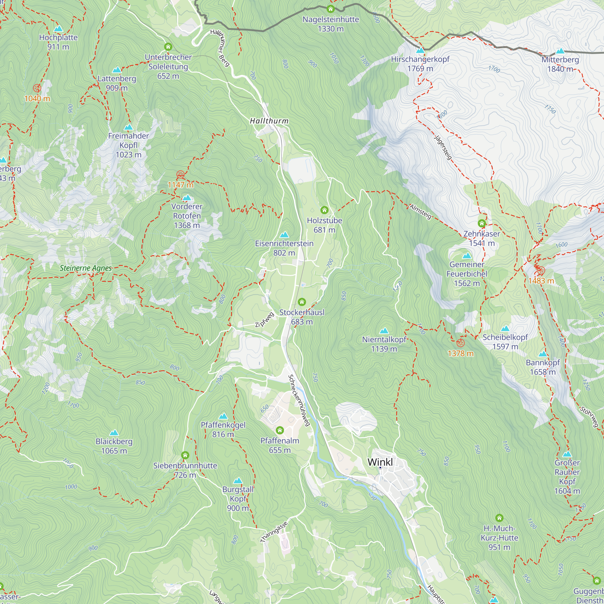 Stockerhäusl map