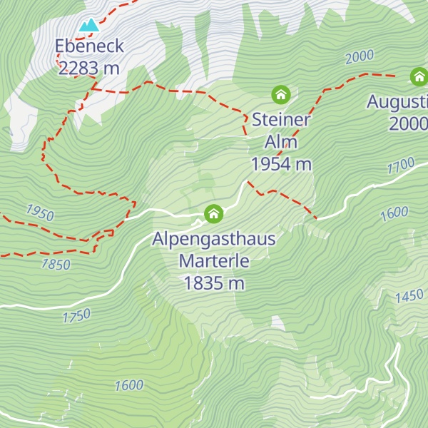 Map of Alpengasthaus Marterle