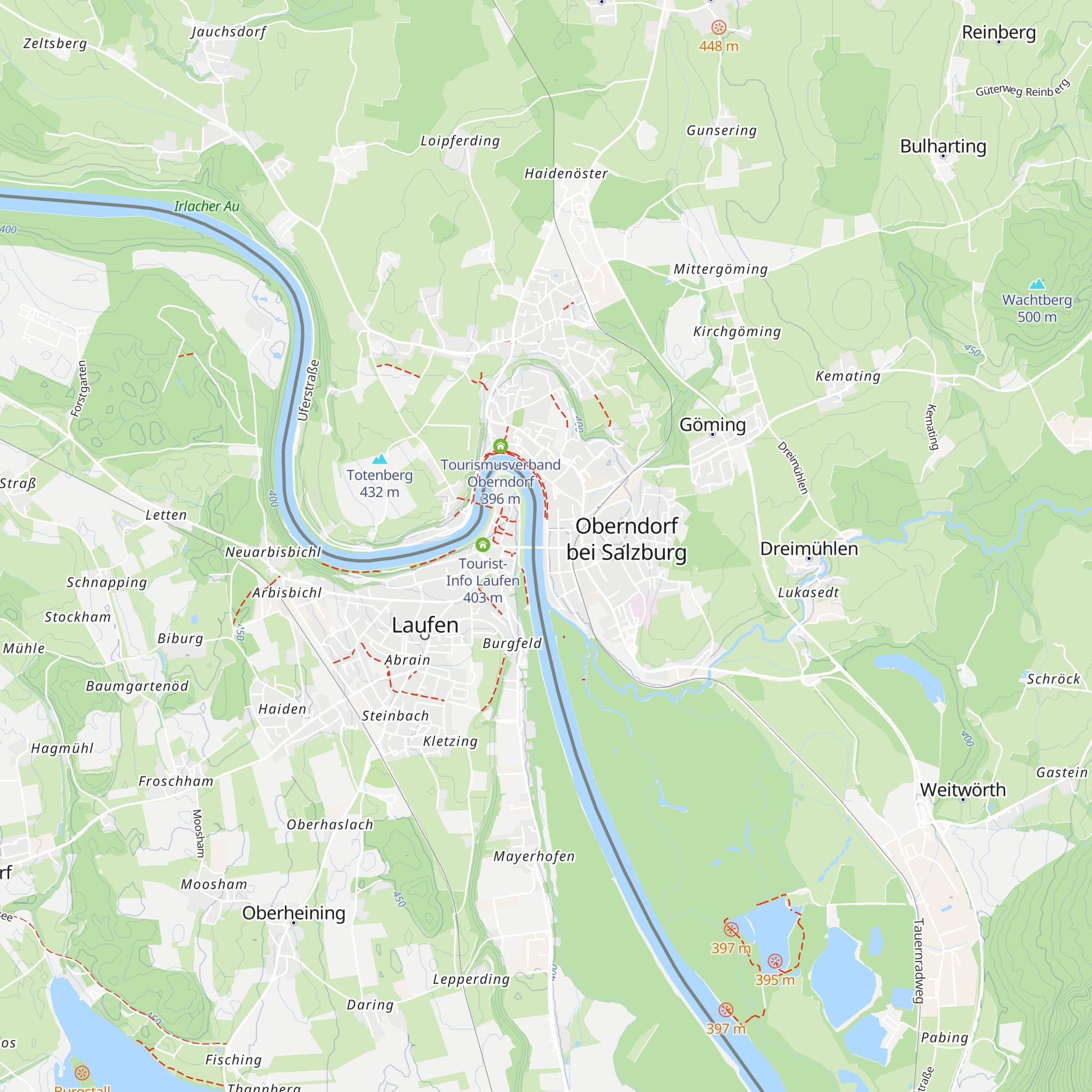 Touristinformation Oberndorf map