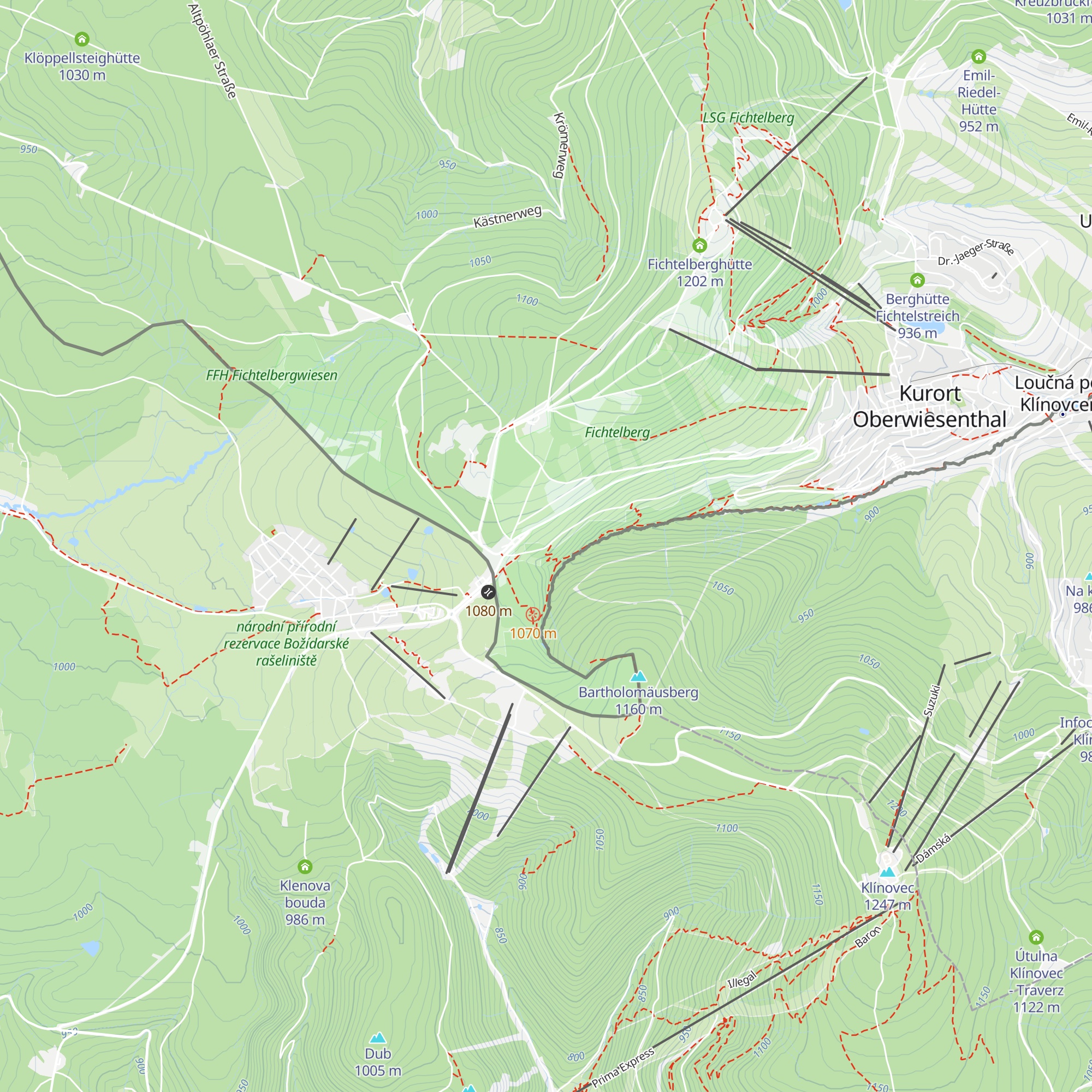 Zechengrundhütte map